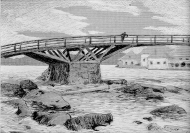 Parti av bron över Dalälven