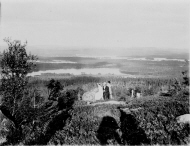 Utsikt från Granbergsklinten över Rämsjön