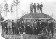 Gruppfoto av deltagarna i Jernkontorets kolareskola