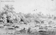 Utsikt mot Carl XIII:s bro