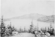 Utsikt över sjön Stora Gjösken