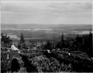 Utsikt från Granbergsklinten över Rämsjön