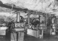 Pumpstation nere i gruvan